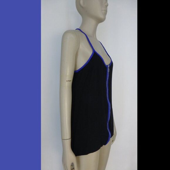 Vintage Fox Racing All The Way Zip Up Tank Top - Picture 2 of 12